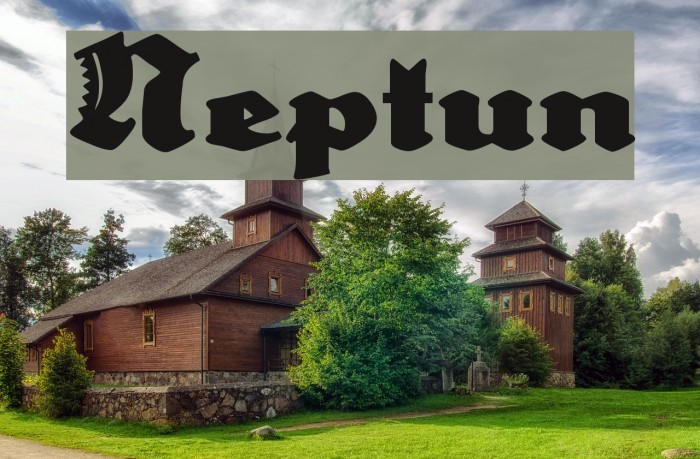 Neptun Font examples