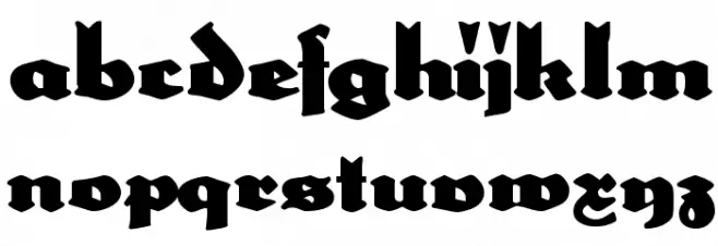 Neptun Font LOWERCASE