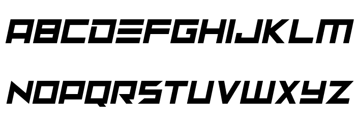Neptune Lander Italic Font LOWERCASE