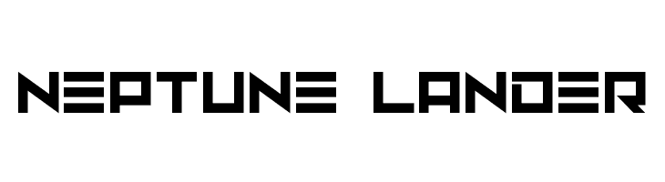 Neptune Lander  Скачать бесплатные шрифты