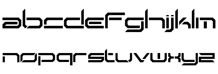 Neptunes Font LOWERCASE