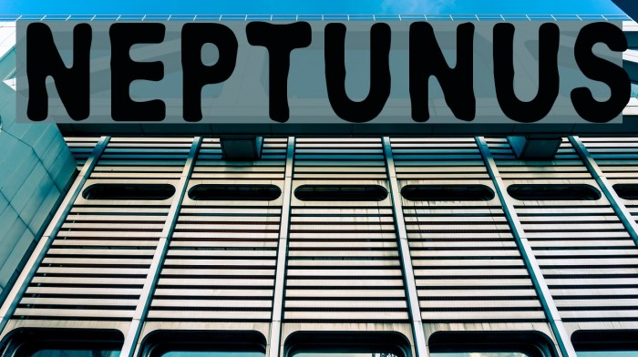 Neptunus Font examples