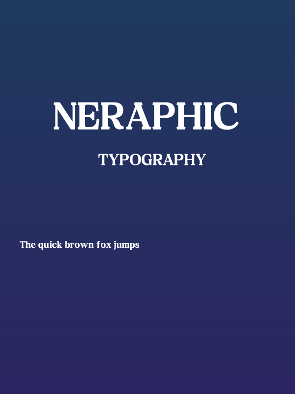 Neraphic Poster