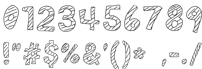 Nerd plus Dork=Nork Font OTHER CHARS