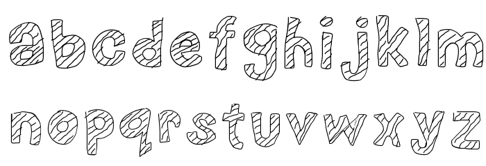 Nerd plus Dork=Nork Font LOWERCASE