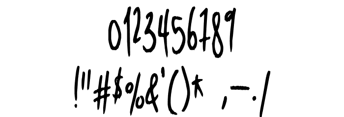 Nerdproof Font OTHER CHARS