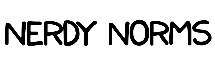 Nerdy Norms Font