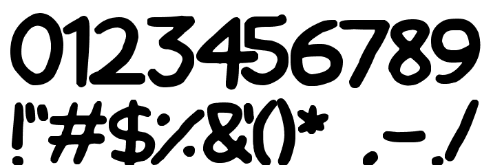 Nerdy Norms Font OTHER CHARS