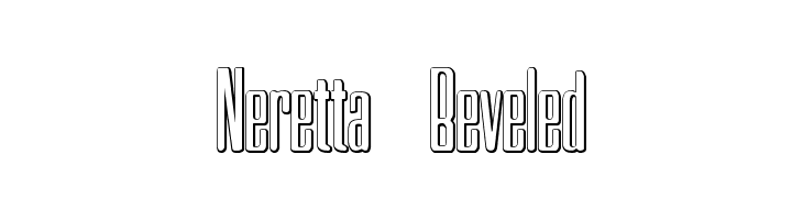 Neretta Beveled  font caratteri gratis