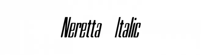 Neretta Italic  Fuentes Gratis Descargar