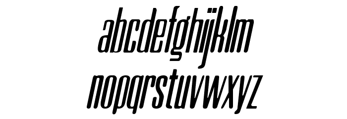 Neretta Italic Font LOWERCASE