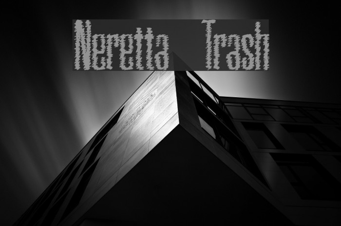 Neretta Trash Font examples