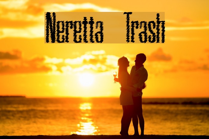 Neretta Trash Font examples