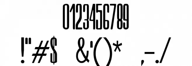 Neretta Font OTHER CHARS