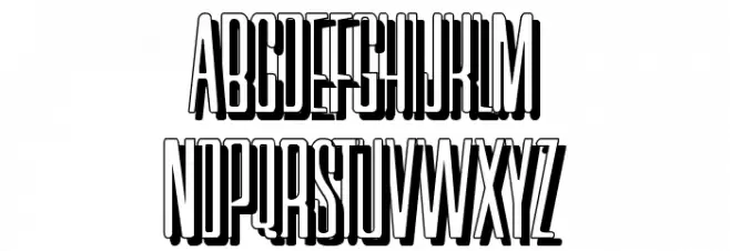 Neretta Font Litere mari