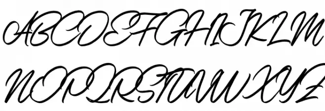 NerfiaScriptDEMO-Regular Schriftart Groß
