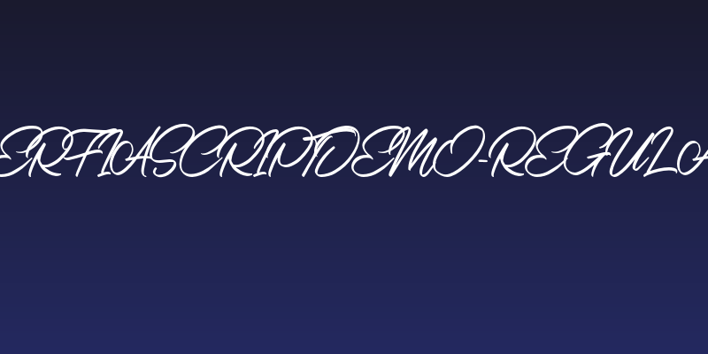 NerfiaScriptDEMO-Regular Social Header