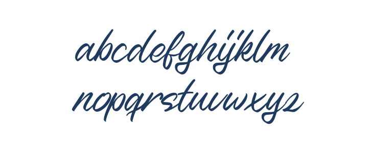 NerfiaScriptDEMO-Regular Lowercase