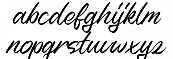 NerfiaScriptDEMO-Regular Polices MINUSCULES