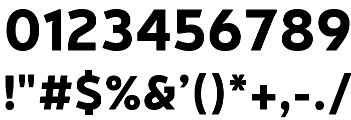 Neris Black Font OTHER CHARS