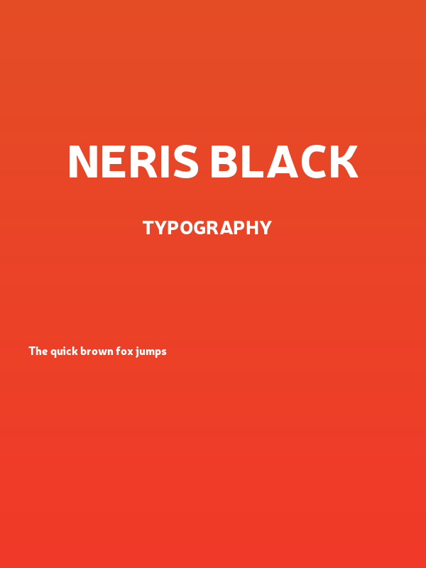 Neris Black Poster