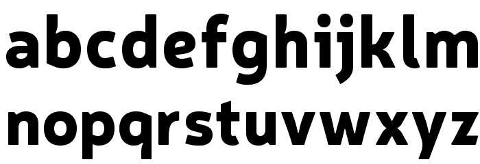Neris Black Font LOWERCASE
