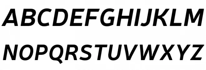 Neris Bold Italic Шрифта ВЕРХНИЙ