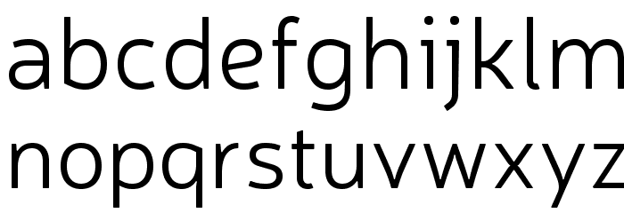 Neris Light Font LOWERCASE