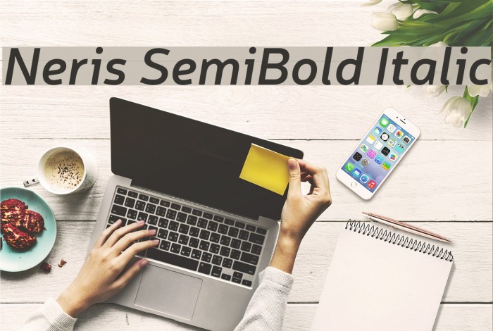 Neris SemiBold Italic Example 2