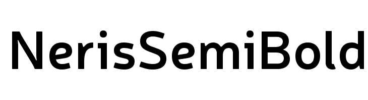 Neris SemiBold  Free Fonts Download