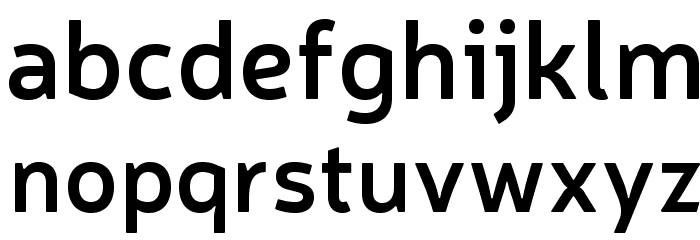 Neris SemiBold Font LOWERCASE