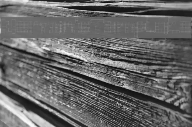 Nermin's Template Font examples