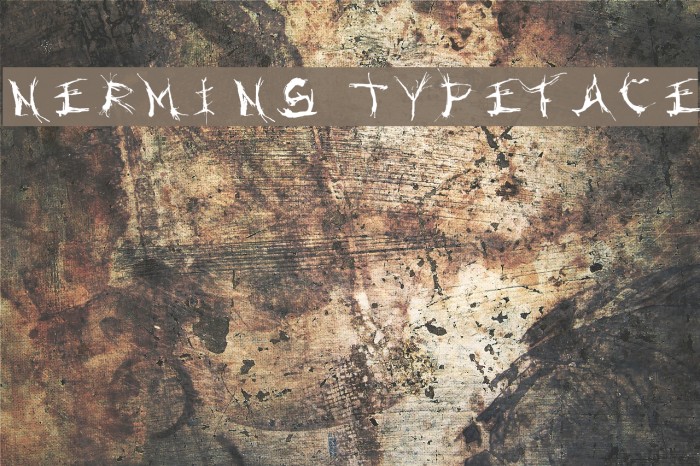 Nermin's Typeface Font examples