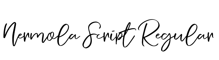 Nermola Script Regular Font