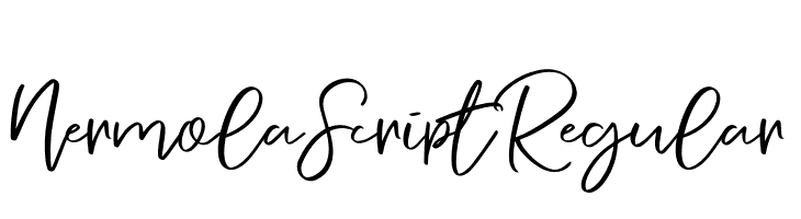 Nermola Script Regular  Frei Schriftart Herunterladen