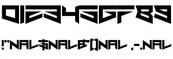 Nero Font OTHER CHARS