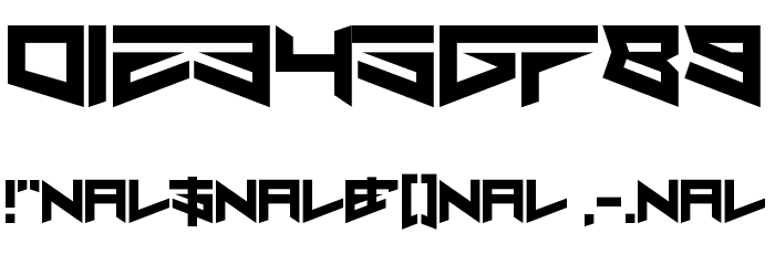 Nero Font OTHER CHARS
