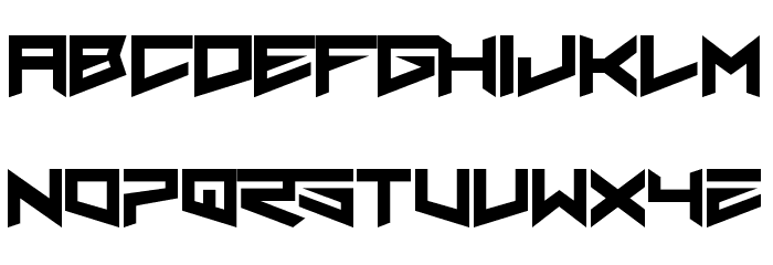 Nero Font LOWERCASE