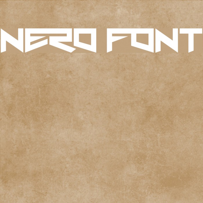 Nero Font examples