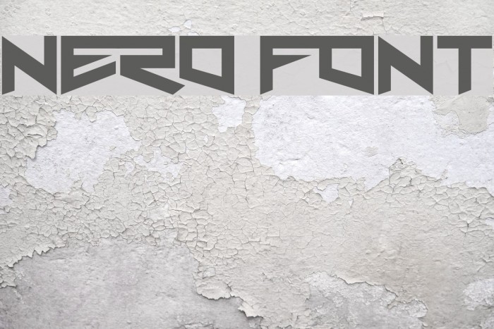 Nero Font examples