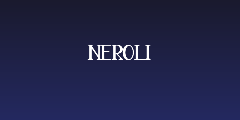Neroli Social Header