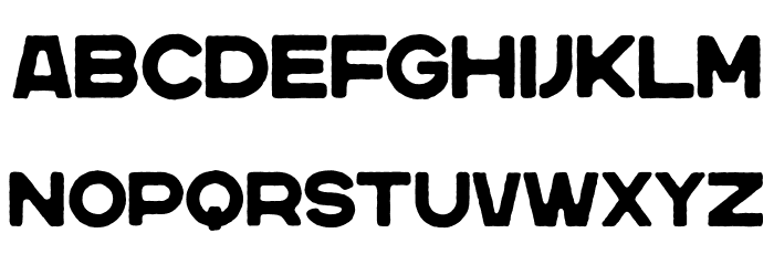 NersansThree Font LOWERCASE