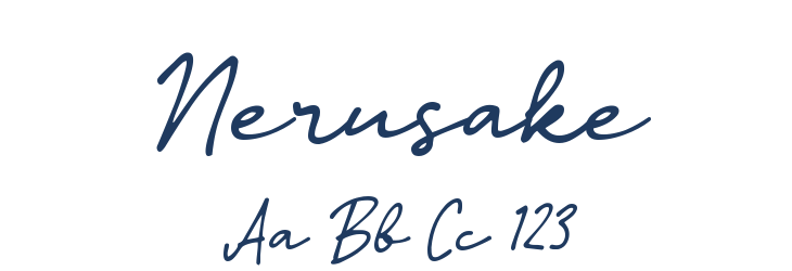 Nerusake Font Preview