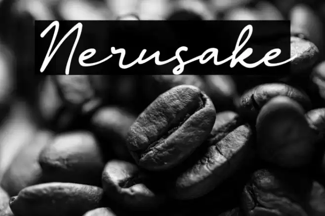 Nerusake Font examples