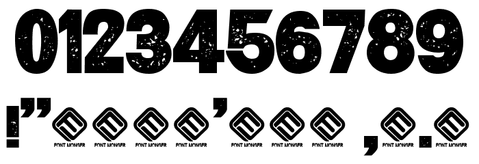 Nerve Agent Font OTHER CHARS