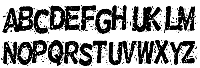 Nervous Rex Font LOWERCASE