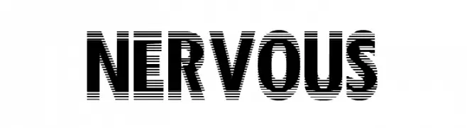 Nervous  Frei Schriftart Herunterladen