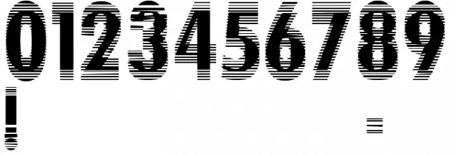 Nervous Font OTHER CHARS