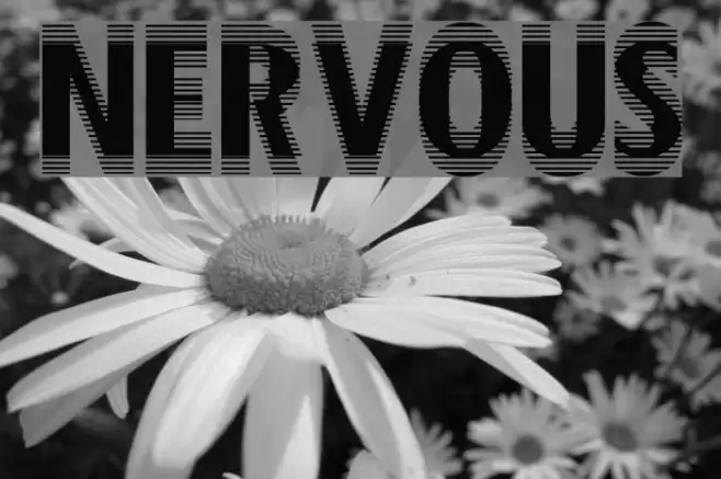 Nervous Шрифта examples