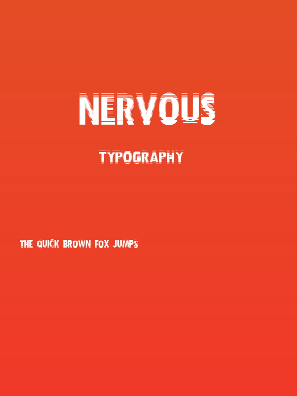 Nervous Poster
